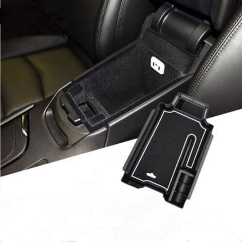 Car-Styling Dedicated Modified Central Armrest Storage Box Glove BOX Pallet Phone holder Case For Cadillac XTS/XT5/CTS/ATS-L