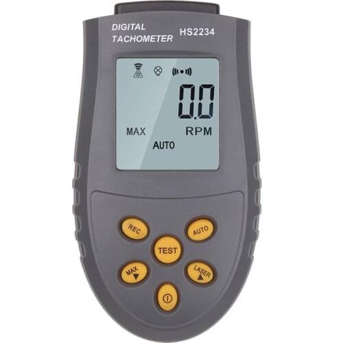 Digital Laser Tachometer RPM Meter Non-Contact LCD Display Speed Meter