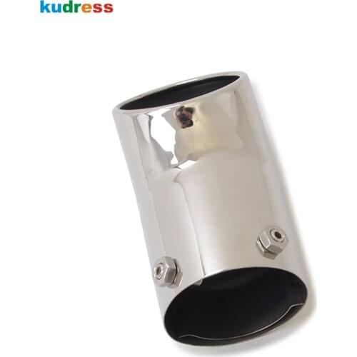 For Nissan X-Trail 2008 2009 2010 2011 Stainless Steel Car Rear Exhaust Muffler Tip Pipe Tailpipe Cover Trim End Silencer Trim