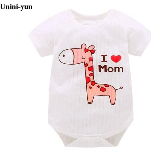 [Unini-yun]Baby Boy Clothes Animal Jumpsuit Baby Girl Rompers Clothing Deer Cartoon infant rompers baby boys girls clothes 3M-24