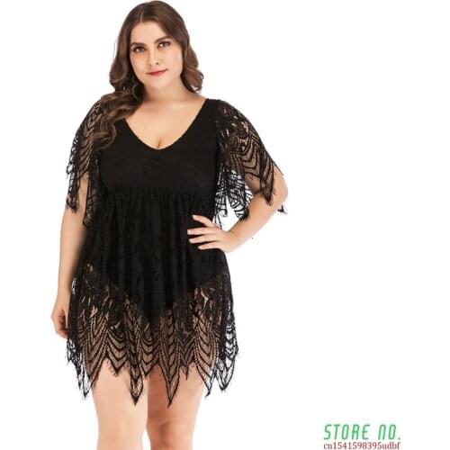 LINLING Black One Piece Swimwear
