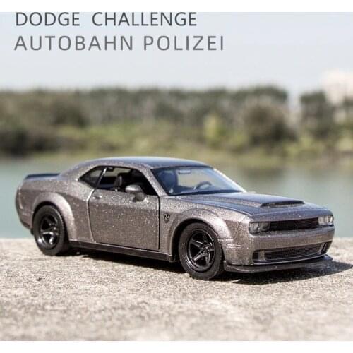 1/36 Dodge Challenger Muscle Sports Car Alloy Car model Diecasts & Toy Vehicles Metal Car Model Simulation Collection Kids Gifts