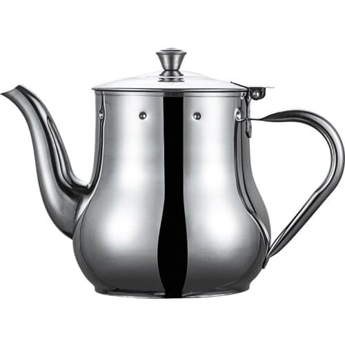 Stainless Steel Kitchen Oil Pot Teapot Honey Container Coffee Kettle Induction with Tea Leaf Infuser Filter Coffee Tool