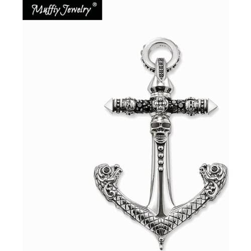 Vintage Anchor Pendant,Europe Style Muffiy Rebel Good Jewerly For Men & Women,2017 Gift In 925 Sterling Silver,Super Deals