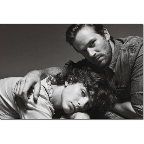 Call Me By Your Name Movie Luca Guadagnino Armie Hammer Poster Art Prints Silk Canvas For Wall Pictures Room Decoration-008