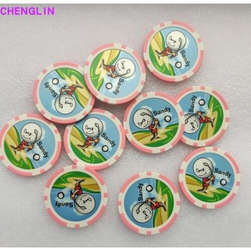 Custom made golf ball markery