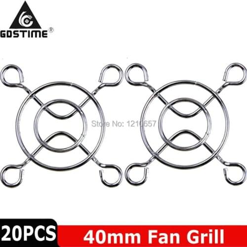 20PCS LOT Metal Steel 40mm 4cm Fan Protector Finger Guard Grill Net