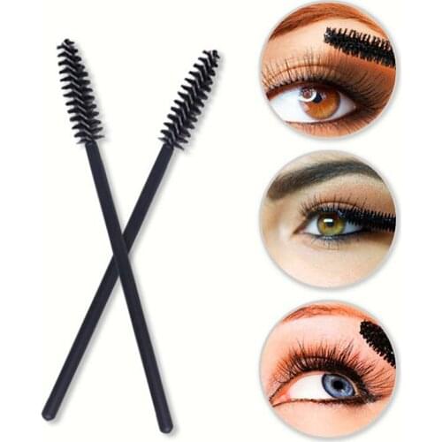 Eyelash Brushes Makeup Brushes Disposable Mascara Wands Applicator Multicolored Eyelashes Cosmetic Brush Makeup Tools 50Pcs/Pack