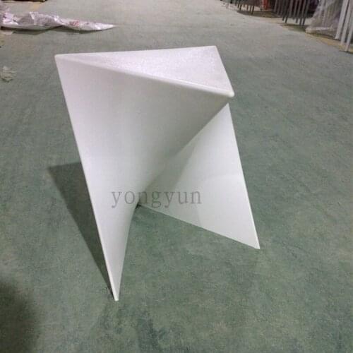 Modern plastic stool Lightning style stool living room furniture minimalist modern chair 4PCS