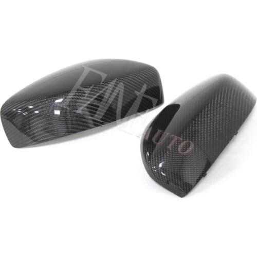 Replacement Real Carbon Fiber Rear View Side Mirror Cover For Infiniti G37 2009 -2013 G25 2011-2012 Q60 Q40