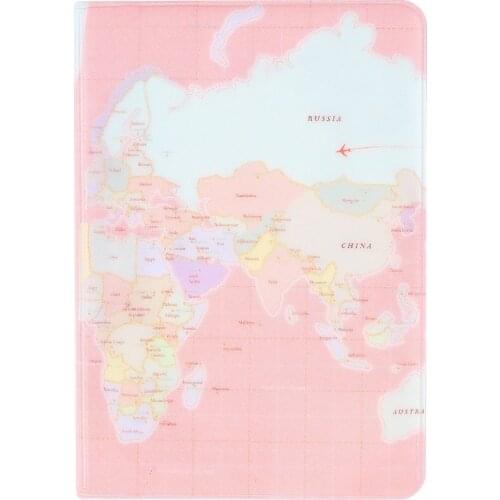 1pc 6 Colors Simple Travel ID&Document Holder Utility Pu Leather Passport Cover Worldwide Store