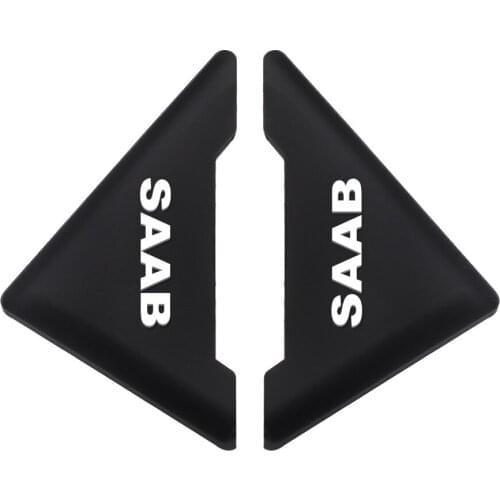 2Pcs/Set Silicone Auto Care Bumper Crash Anti-Scratch Car Door Corner Cover Crash Protection Scratch Protector for SAAB 9-3 9-5