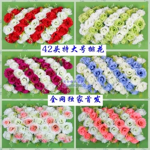 2017 wedding decorative flower arch artificial road lead flowers Wedding arch flower decoration 10pcs/lot