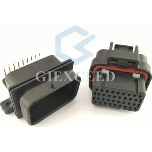 34 Pin 4-1437290-1 Female AMP Superseal 1.0 Auto Connector Car ECU Plug With Terminals