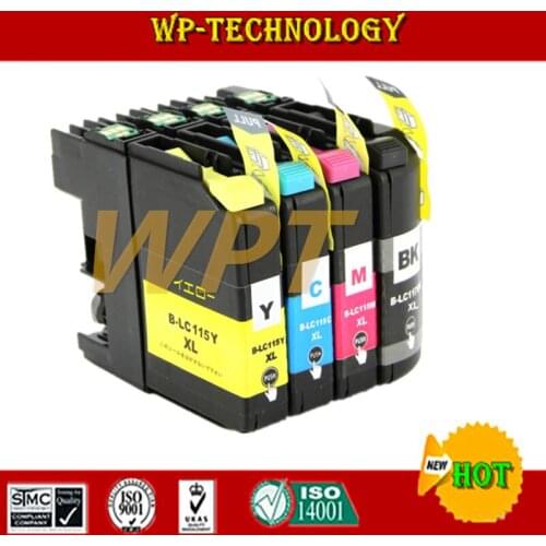4 Color compatible Ink cartridge suit for LC117 LC-117 LC115 suit for Brother DCP-J4210N,MFC-J4510N Japan Market