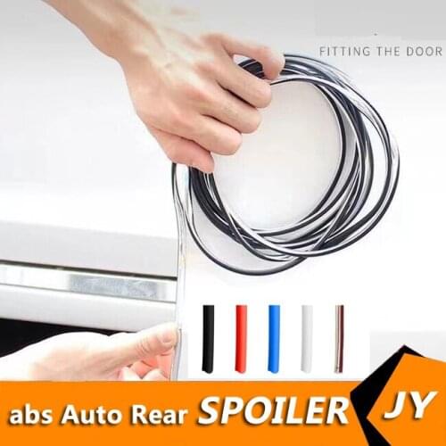 5M universal Anti Collision Side Door Edge Guard Car Rubber Bumper strip Protection Sticker Strip Seal Strips decorative strip