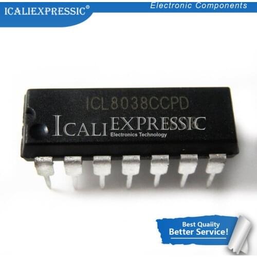 5PCS ICL8038CCPD ICL8038 8038CCPD DIP-14 In Stock