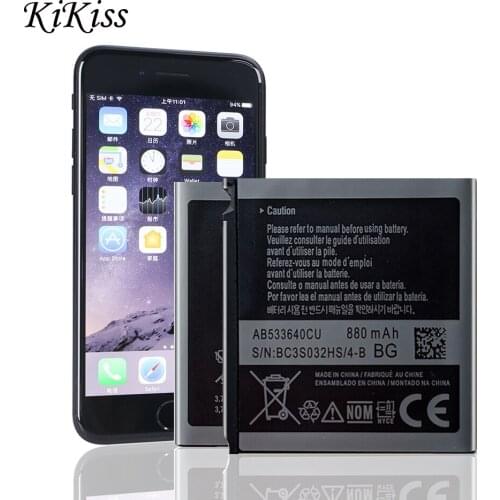 For SAMSUNG Battery AB533640CC AB533640CU CK CE For Samsung S6888 S3710 S3600 GT-S3600i S3930C S3601 S5520 S569 F338 880mAh