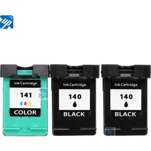 UP brand 3PCS Ink cartridge compatible for HP 140 141 xl for HP C4583 C4283 C4483 C5283 D5363 Deskjet D4263 D4363 printer