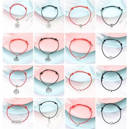 Flowery Fire Red Bracelets