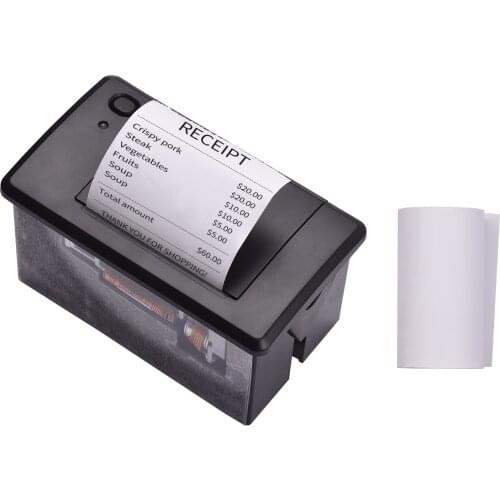Aiebcy Mini Printing 58MM Embedded Thermal Receipt Printer Module Low Noise with USB/RS232/TTL Serial Port for Cash Register