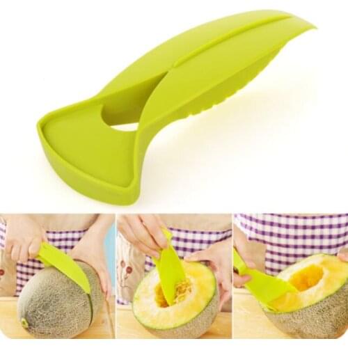 Multifunctional Melon Knife Cutter 2 Pcs/Lot Plastic Fruit Knife Peeler