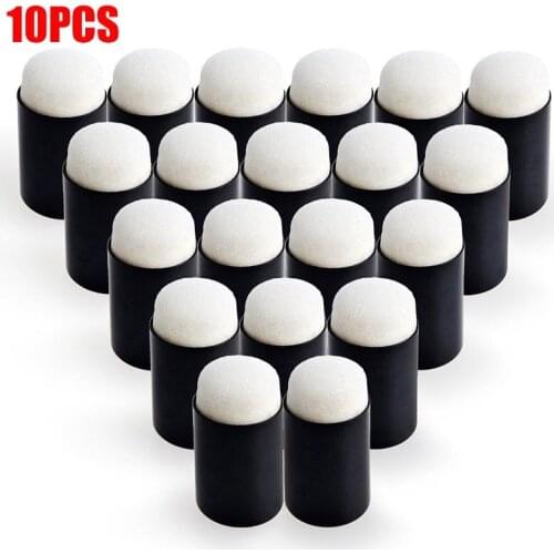 New 10pcs/set Painting Craft Set Finger Paint Drawing Sponge Foam Finger Chalk Ink Sponge Finger Daubers Stamping Art Tools