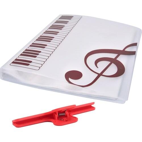 40 Sheets A4 Music Book Folders Piano Score Band Choral Insert Type Folder