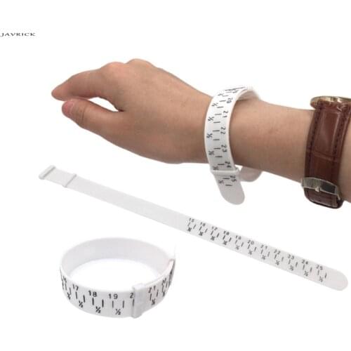 JAVRICK Bracelet Sizer Plastic Wristband Measuring Tool Bangle Jewelry Making Gauge Hand Jewelry Measuring Tool