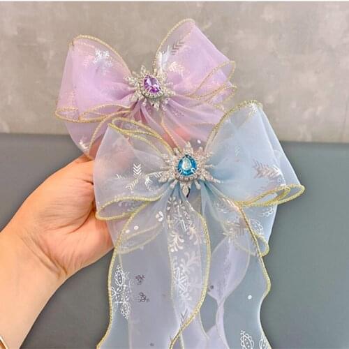 Kewgarden DIY Hair Bow Hairpin Accessories Handmade Tape 2" 5cm Sliver Snow Organza Ribbon Flower Gift Packing Wholesale 38 Yard