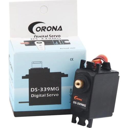 1pcs Corona DS339MG Digital Metal Gear Servo 4.4kg / 0.15sec / 32g For RC Model