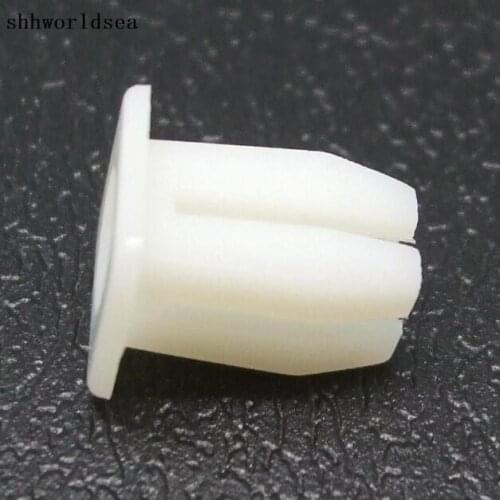 Shhworldsea 500pcs Free Shipping Nylon White #8 Screw Fastener Clip For Ford 379830-S