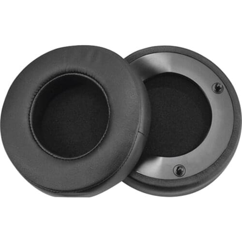 1 Pair Headphones Sponge Cover Protein Leather Earpads Cushion for Razer Man O'War 7.1 Gaming Headset