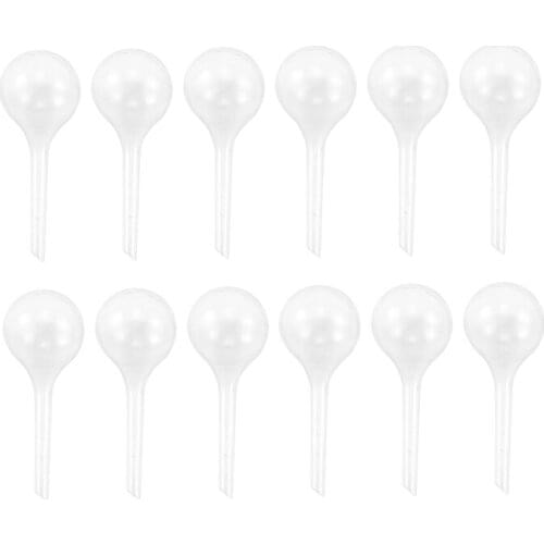 12Pcs Plant Watering Bulbs Automatic Self-Watering Globes Plastic Balls Garden Water Device Watering Bulbs For Plant
