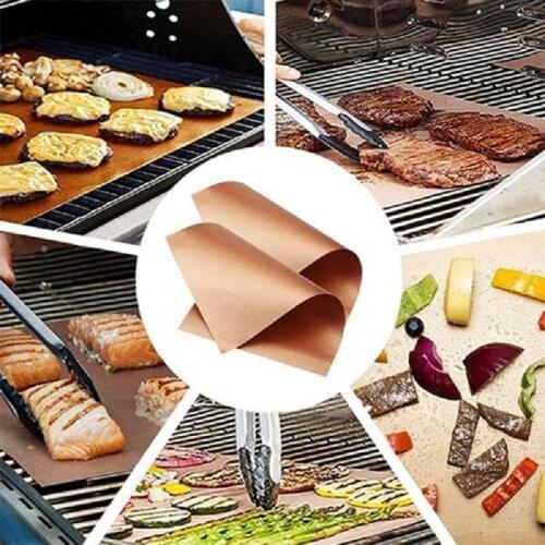 2PC EasyGrill & Bake Mat Reusable Non-Stick BBQ Pad Portable Outdoor Picnic Cooking Barbecue Sheet Oven Accessories Dropshipping