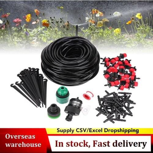 25M Self Automatic Garden Watering System Water Drip Irrigation System Plant Watering Kit Irrigation Drippers Mist Set