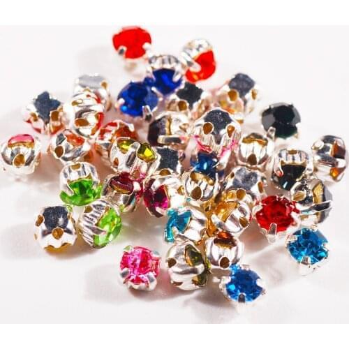 288Pcs/Lot 3mm Color Resin Glass Single Claw Drill DIY Manicure Design Decoration For Nail Art Design Discovery