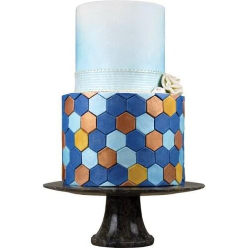 3Pcs/Set DIY Plastic Square Cake Mold Cutter Tool Chocolate Cookie Fondant Baking Geometric Dessert Decor