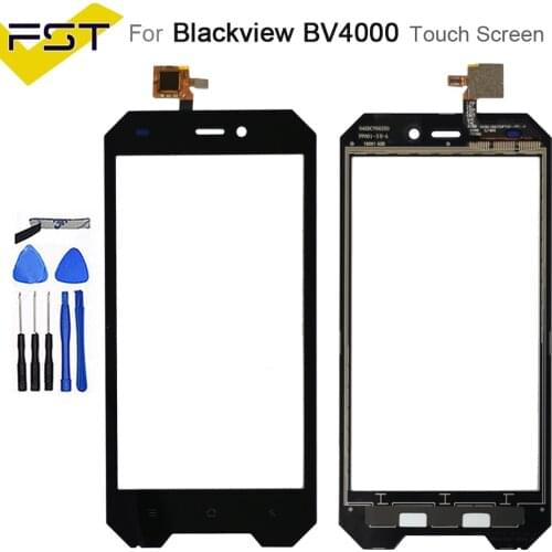 4.7''Black for Blackview BV4000 Touch Screen Digitizer 100% tested Digitizer Glass Panel Touch Replacement For Blackview BV 4000