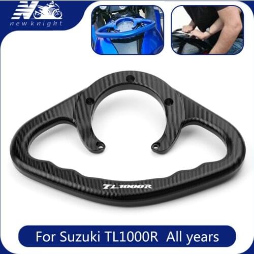 For Suzuki TL1000R All years Motorcycle CNC Aluminum Passenger Handgrips Hand Grip Tank Grab Bar Handles Armrest Accessorie