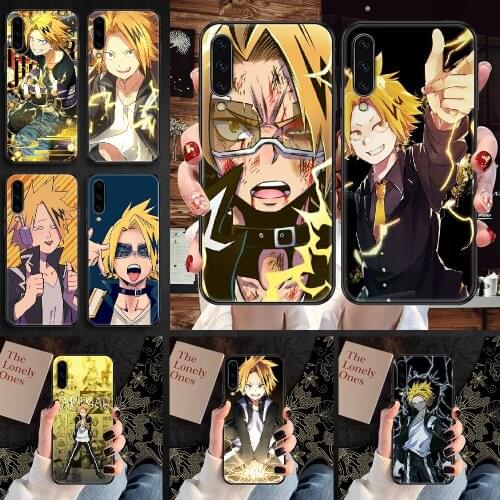 Denki Kaminari My Hero Academia Phone case For Samsung Galaxy A 3 5 7 8 10 20 21 30 40 50 51 70 71 E S 2016 2018 4G black soft