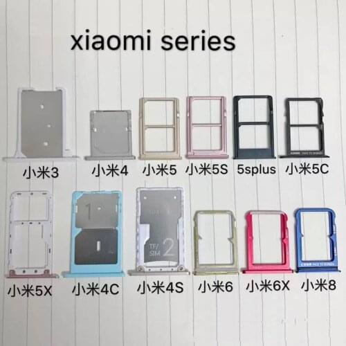Redmi 3/4/5/5s/5c/5splus/5x/4c/4s/6/6x/8 Dual SIM SD/TF Card Adapter Holder Reader Slot Tray Smartphone PCB board Repair Part