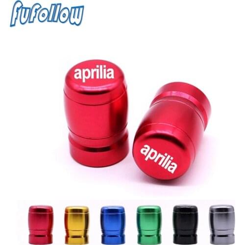 For Aprilia GPR125 RS 125 RSV4 Factory RSV4 R RF RR CNC Alumium Motorcycle Accessorie Wheel Tire Valve Stem Caps Airtight Covers