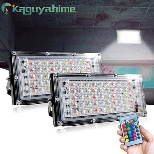 Kaguyahime LED Flood Light 50W 100W Floodlight 220V 240V Reflector Lighting IP65 Waterproof Street Lamp Square Garden Spotlight