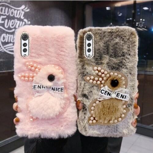 Lovely Warm Mobile Phone Case For LG G7 Plus G8 G9 K40 K40S K50 K50S LG Velevt 5G Cartoon Cute Rabbit Mobile Phone Case