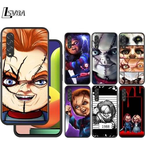 Chucky Terror for Samsung Galaxy A90 A80 A70 A60 A50 A40 M30 A20E A2Core A10S A10E Silicon Soft Black Phone Case