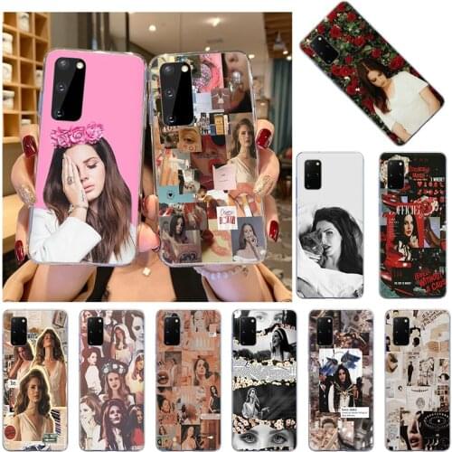Lana Del Rey Clear Silicone Soft TPU Phone Case For Samsung S21 FE S20 Ultra Note 20 10 Pro 9 8 S10 Lite S10E S9 Plus Cover