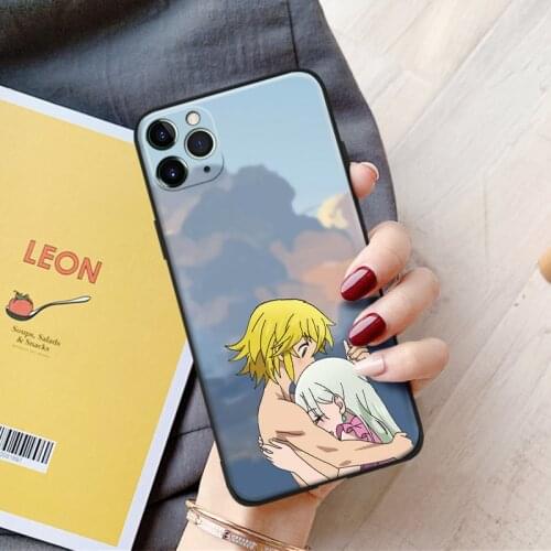 Meliodas elizabeth Nanatsu no Taizai For iPhone se 6 6s 7 8 plus x xr xs 11 12 mini pro max soft silicone phone case cover shell
