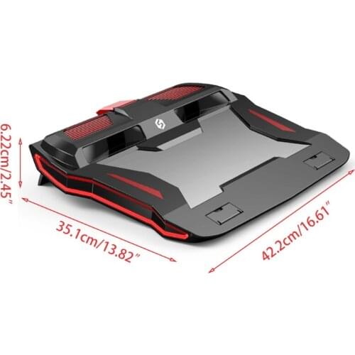 Air Flow Cooling Pad For 12-17 inch Laptop 2020 New RGB Gaming Laptop Cooler P9YA