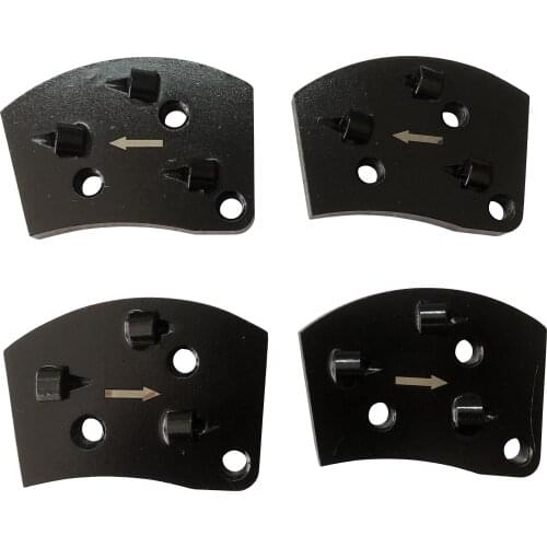 PCD 1/4 Floor Grinder Pad Trapezoid PCD Floor Grinder PCD Conrete Grinding Tools For Epoxy Re 9PCS Free Shipping